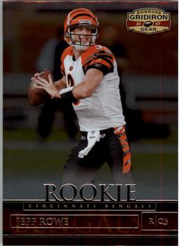 2007 Donruss Gridiron Gear #149 Jeff Rowe Front