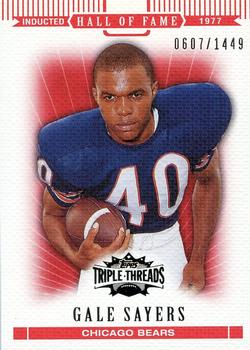 2007 Topps Triple Threads #97 Gale Sayers Front