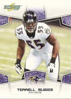 2008 Score #28 Terrell Suggs Front