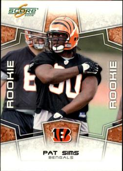 2008 Score #388 Pat Sims Front