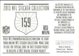 2013 Panini Stickers #159 Tennessee Titans Logo Back