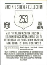 2013 Panini NFL Sticker Collection #253 Victor Cruz Back
