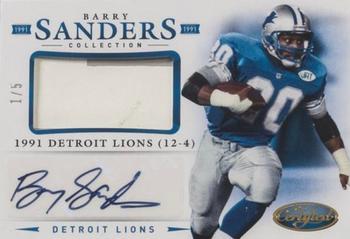 2013 Panini Certified - Barry Sanders Collection Signature Materials #2 Barry Sanders Front