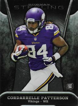 2013 Bowman Sterling #2 Cordarrelle Patterson Front