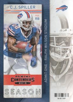 2013 Panini Contenders #12 C.J. Spiller Front