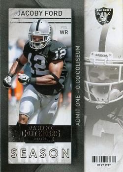 2013 Panini Contenders #71 Jacoby Ford Front