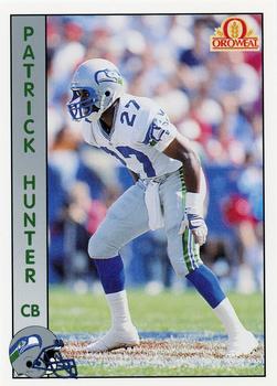 1992 Pacific Oroweat Seattle Seahawks #2 Patrick Hunter Front
