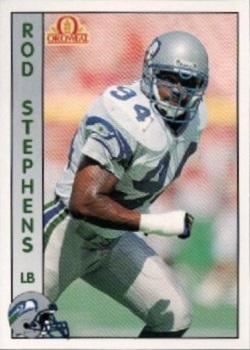 1992 Pacific Oroweat Seattle Seahawks #15 Rod Stephens Front