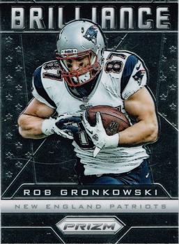 2013 Panini Prizm - Brilliance #7 Rob Gronkowski Front