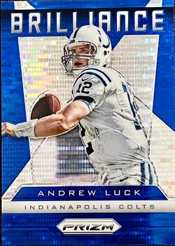 2013 Panini Prizm - Brilliance Prizms Blue #2 Andrew Luck Front