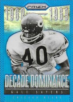 2013 Panini Prizm - Decade Dominance Prizms Blue #2 Gale Sayers Front