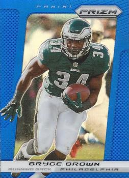 2013 Panini Prizm - Prizms Blue #169 Bryce Brown Front