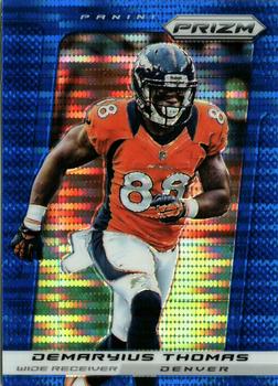 2013 Panini Prizm - Prizms Blue Pulsar #78 Demaryius Thomas Front