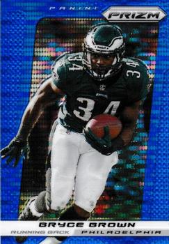 2013 Panini Prizm - Prizms Blue Pulsar #169 Bryce Brown Front