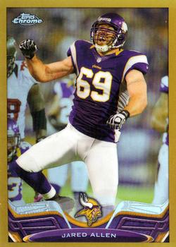 2013 Topps Chrome - Gold Refractors #58 Jared Allen Front