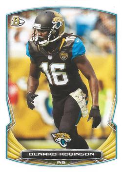 2014 Bowman #18 Denard Robinson Front