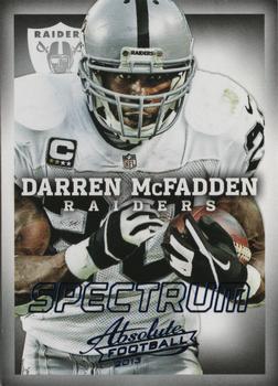 2013 Panini Absolute - Spectrum Blue #72 Darren McFadden Front