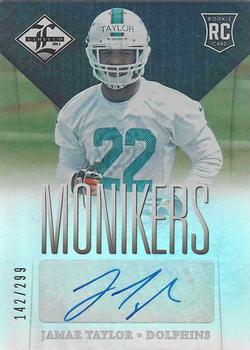 2013 Panini Limited - Monikers Autographs Silver #173 Jamar Taylor Front