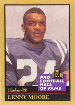 1991 Enor Pro Football HOF #102 Lenny Moore Front