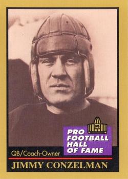 1991 Enor Pro Football HOF #30 Jimmy Conzelman Front