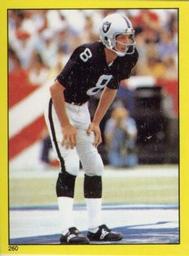 1982 Topps Stickers #260 Ray Guy Front