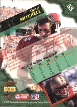 1995 Signature Rookies  - International #53 Pete Mitchell Back