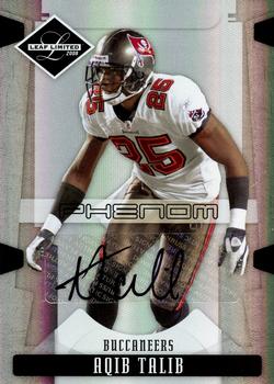 2008 Leaf Limited #208 Aqib Talib Front