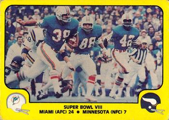 1978 Fleer Team Action #64 Super Bowl VIII Front