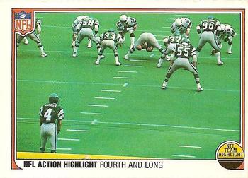 1983 Fleer Team Action #80 Fourth and Long Front