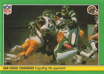 1984 Fleer Team Action #48 Engulfing the Opponent Front