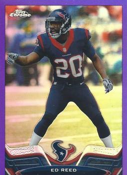 2013 Topps Chrome - Purple Refractors #34 Ed Reed Front