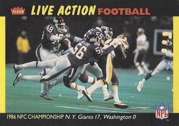 1987 Fleer Team Action #61 1986 NFC Championship Front