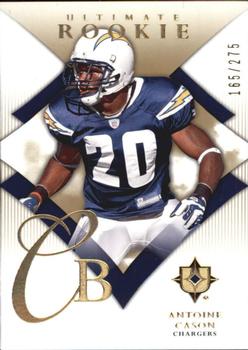 2008 Upper Deck Ultimate Collection #132 Antoine Cason Front