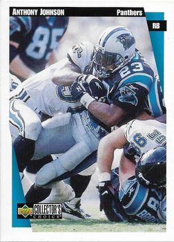 1997 Collector's Choice Carolina Panthers #CA5 Anthony Johnson Front