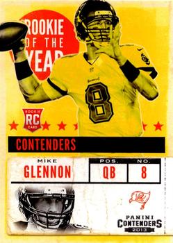 2013 Panini Contenders - Rookie of the Year Contenders #9 Mike Glennon Front