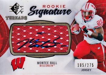 2013 SP Authentic - Rookie Threads Autographs #RT-BA Montee Ball Front