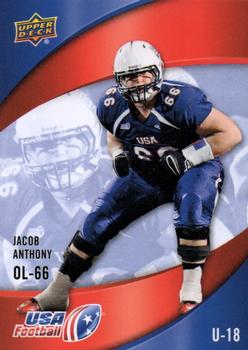 2013 Upper Deck USA Football #35 Jacob Anthony Front