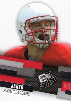 2014 Press Pass #1 Jared Abbrederis Front