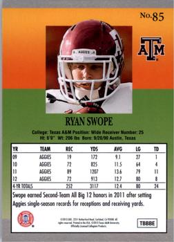 2013 Fleer Retro #85 Ryan Swope Back