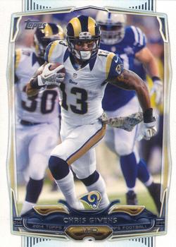 2014 Topps #74 Chris Givens Front