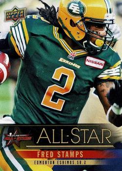 2013 Upper Deck CFLPA All-Stars #AS-9 Fred Stamps Front
