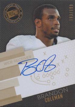 2014 Press Pass - Autographs Gold #PPS-BC2 Brandon Coleman Front