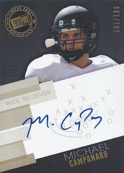 2014 Press Pass - Autographs Gold #PPS-MC Michael Campanaro Front