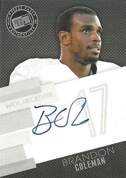 2014 Press Pass - Autographs Silver #PPS-BCL Brandon Coleman Front