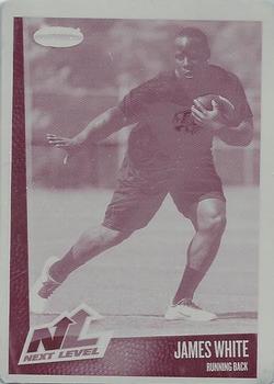 2014 SAGE HIT - Printing Plates Magenta #80 James White Front