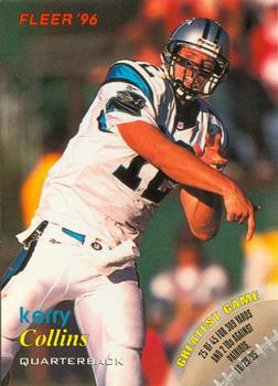 1996 Fleer Shell FACT #6 Kerry Collins Front