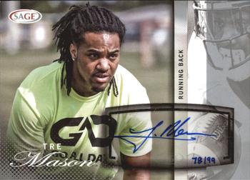 2014 SAGE Autographed #A30 Tre Mason Front