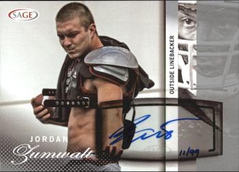 2014 SAGE Autographed #A54 Jordan Zumwalt Front