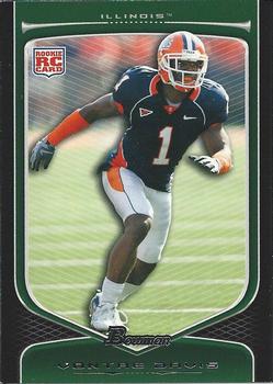 2009 Bowman Draft Picks #134 Vontae Davis Front