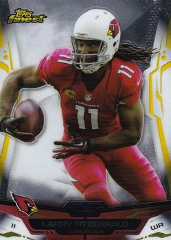 2014 Finest #19 Larry Fitzgerald Front